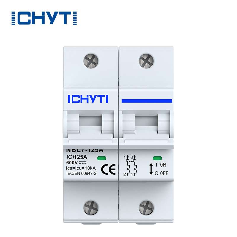 துருவமுனைப்பு அல்லாத 125A DC MCB